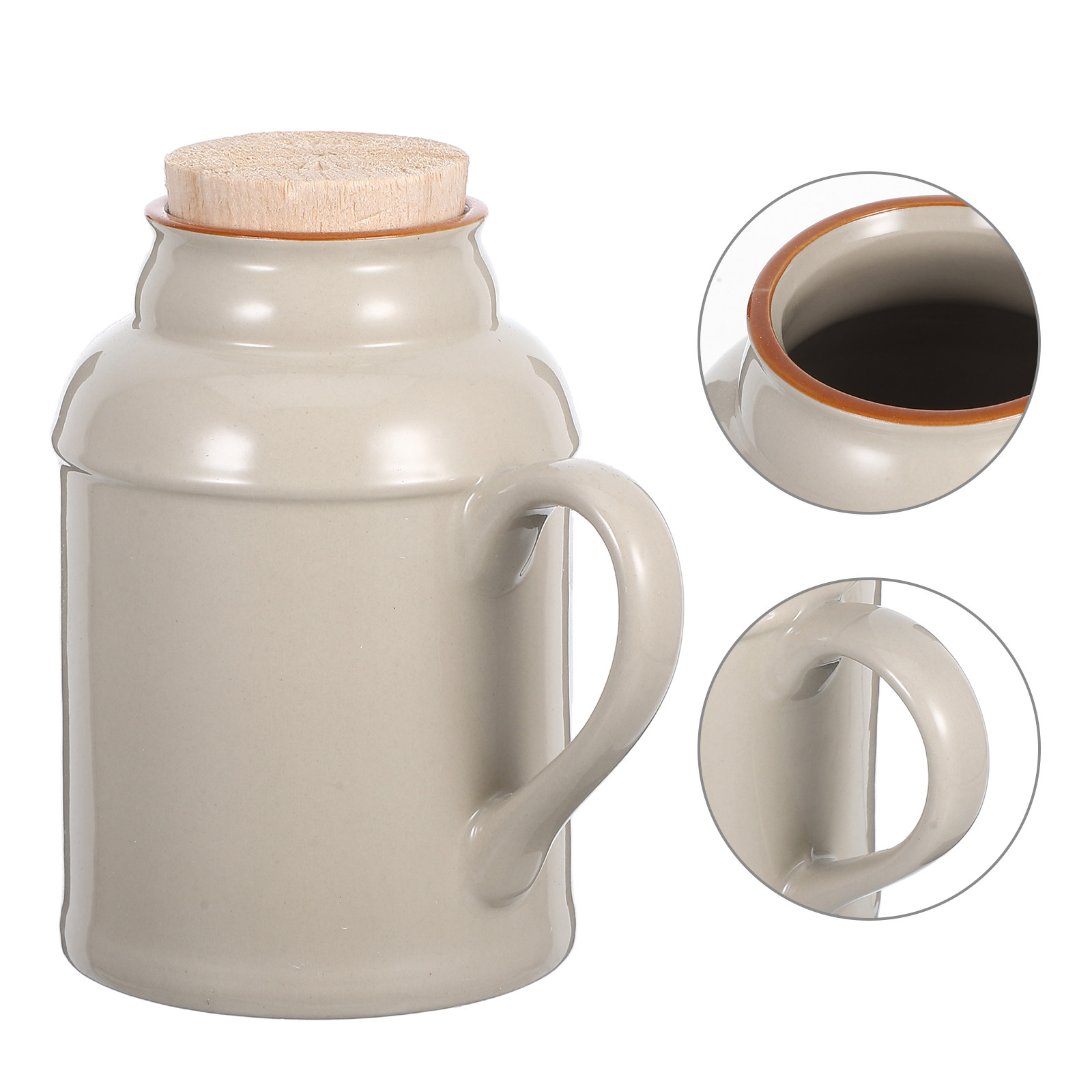 Tea And Coffee Kettle - Jarra Decorativa Vintage de Cerâmica com