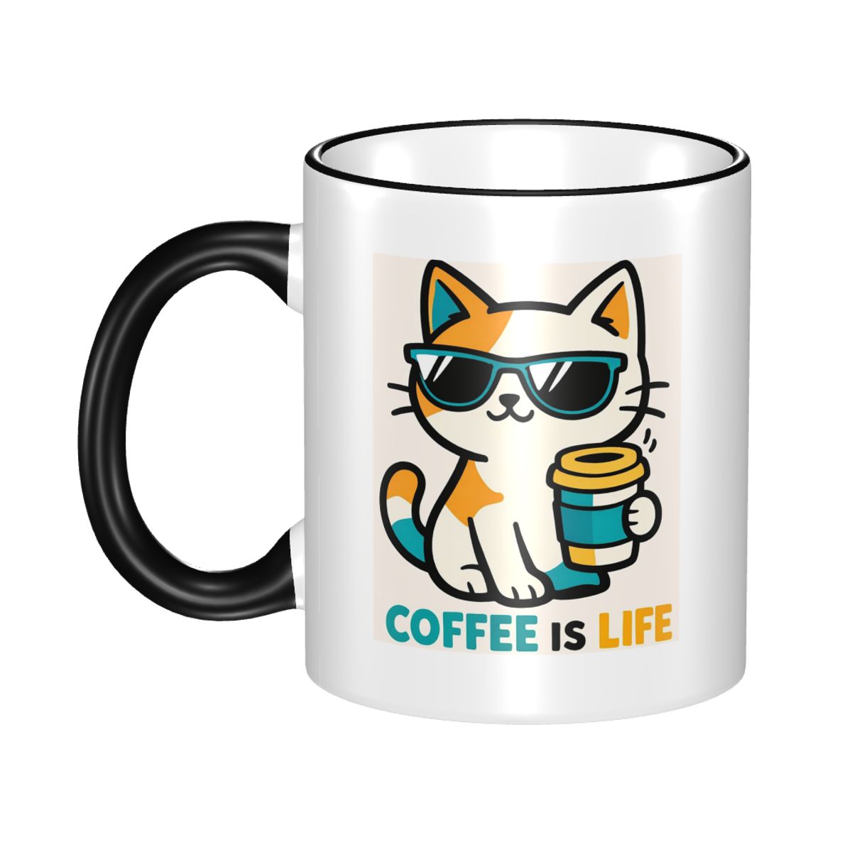 Morning Tea Coffee - Caneca de Cerâmica Minimalista para Amantes