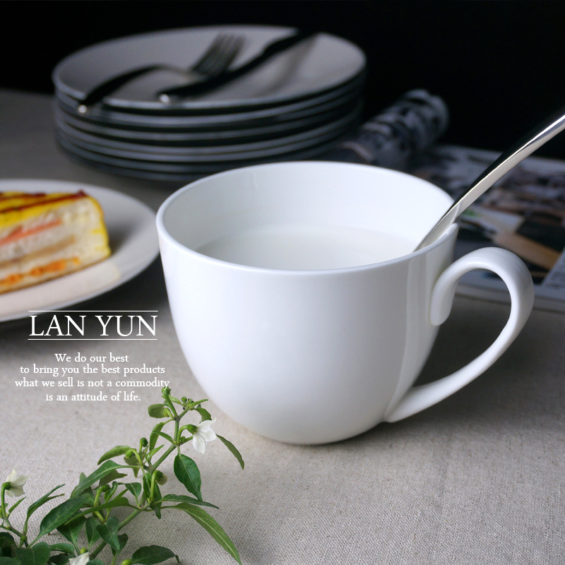 Morning Tea Coffee - 700ml, copo de manhã de porcelana