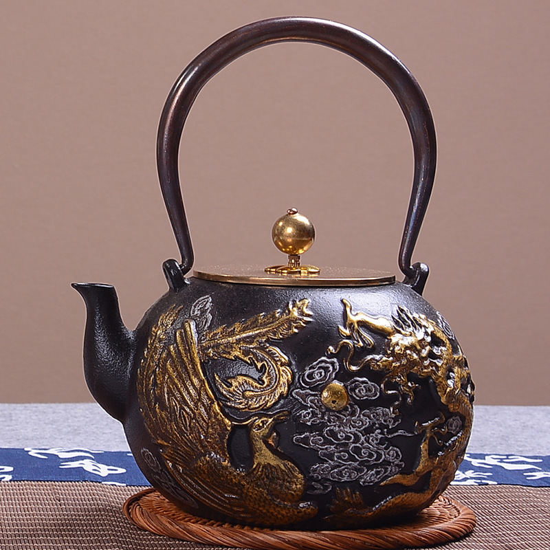 Cast Iron Teapot - 1.4 bule de chá japonês requintado
