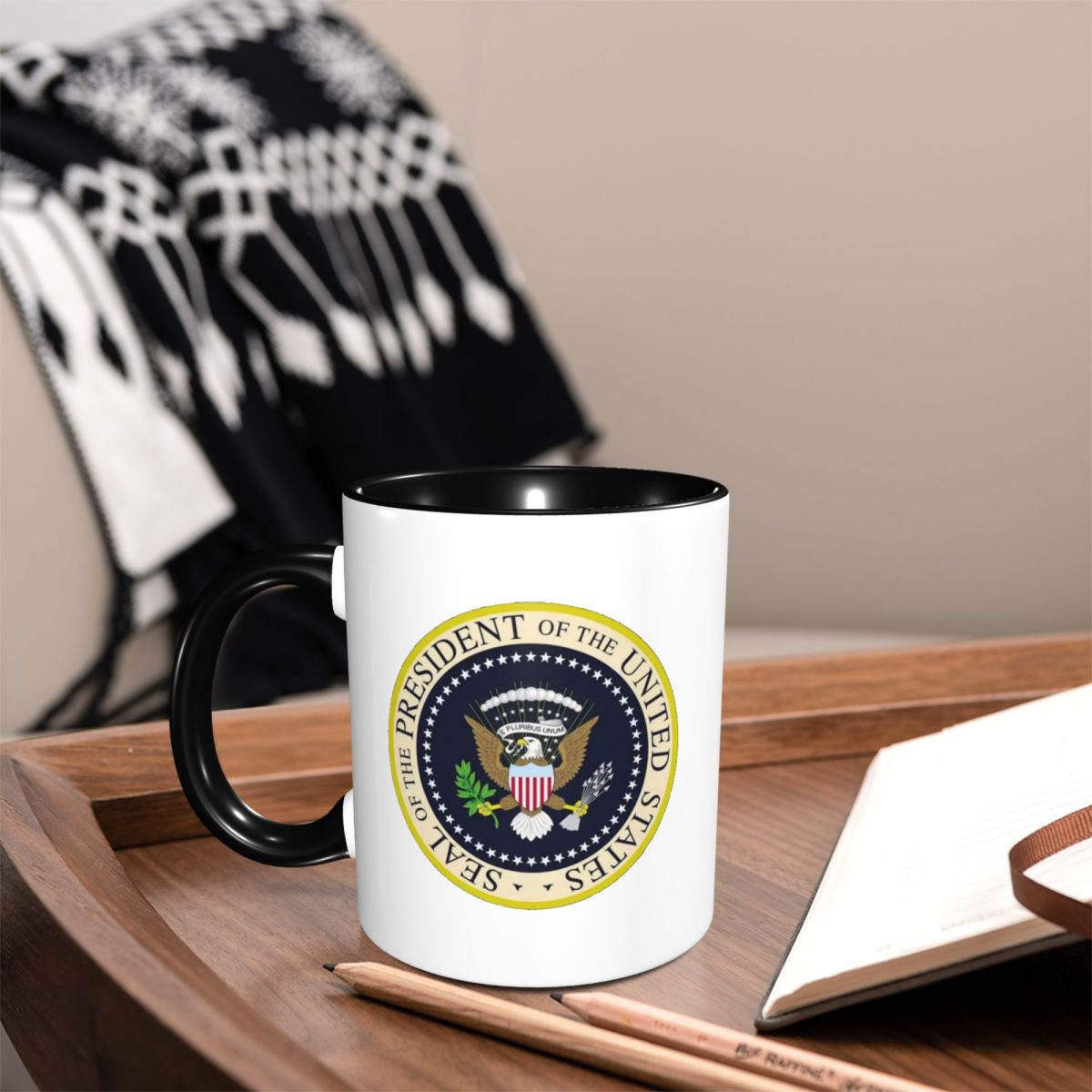 Coffee Tea Unit - Caneca com selo do presidente dos