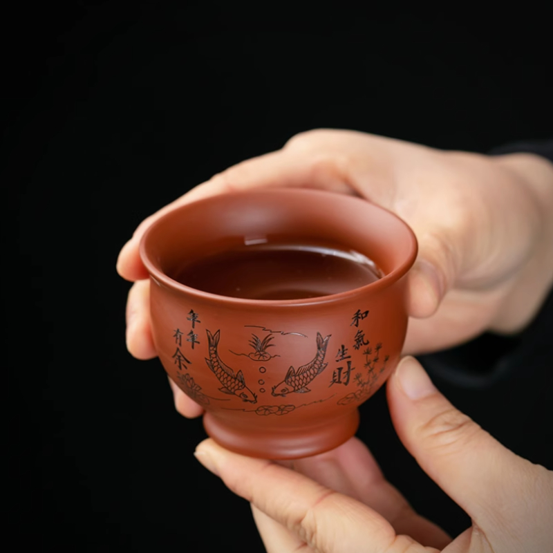Tea And Coffee Kettle - Chinês yixing roxo argila xícara de