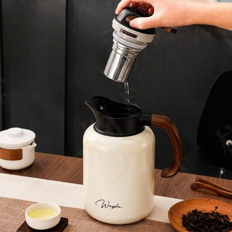 Tea And Coffee Kettle - Pote de isolamento térmico de aço