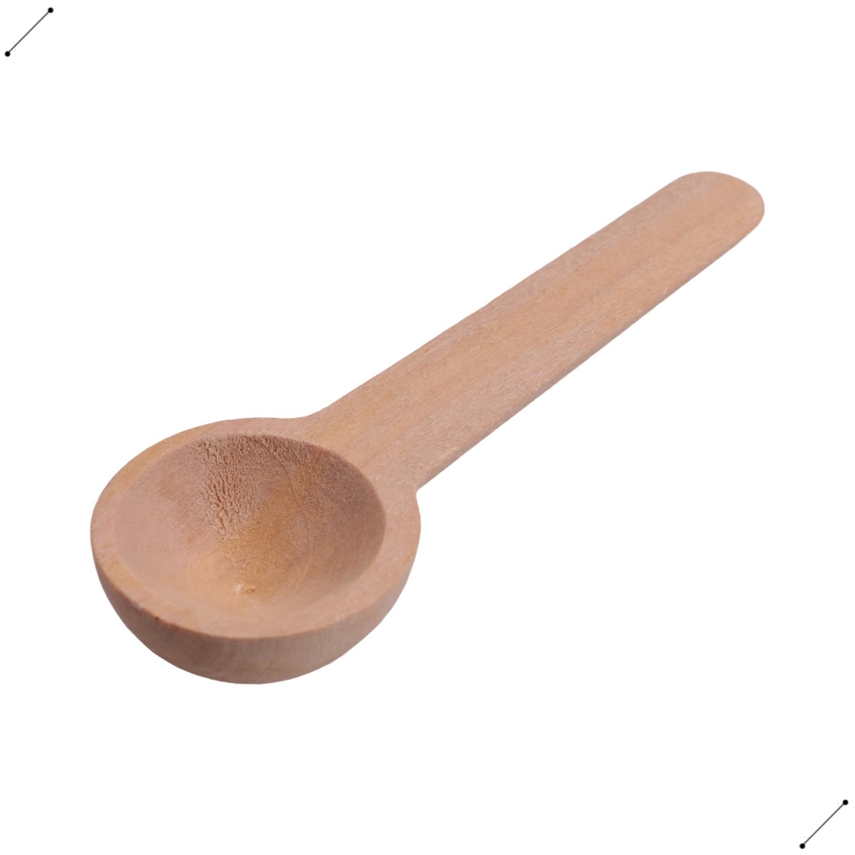 Coffee Tea Equipment - 100 peças mini colheres de madeira