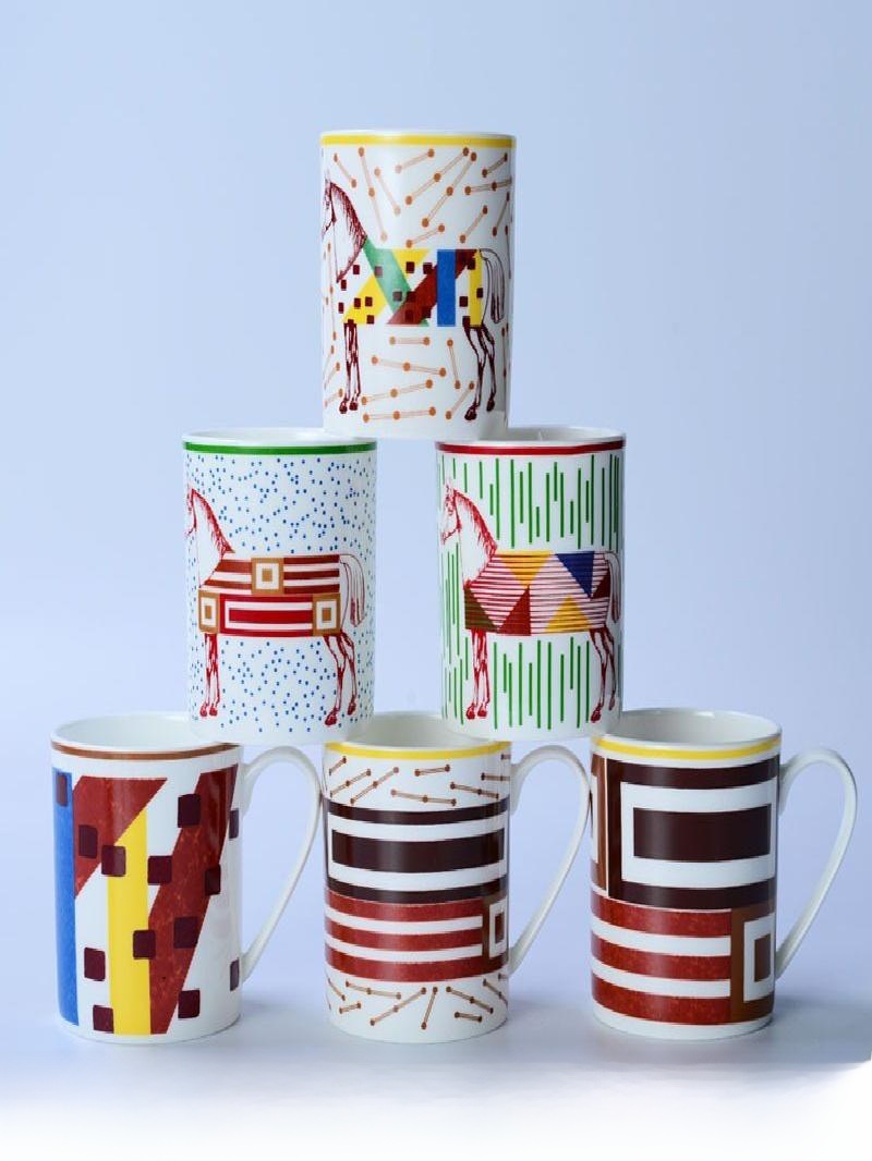 Morning Tea Coffee - Canecas de Porcelana Oriental Criativas com