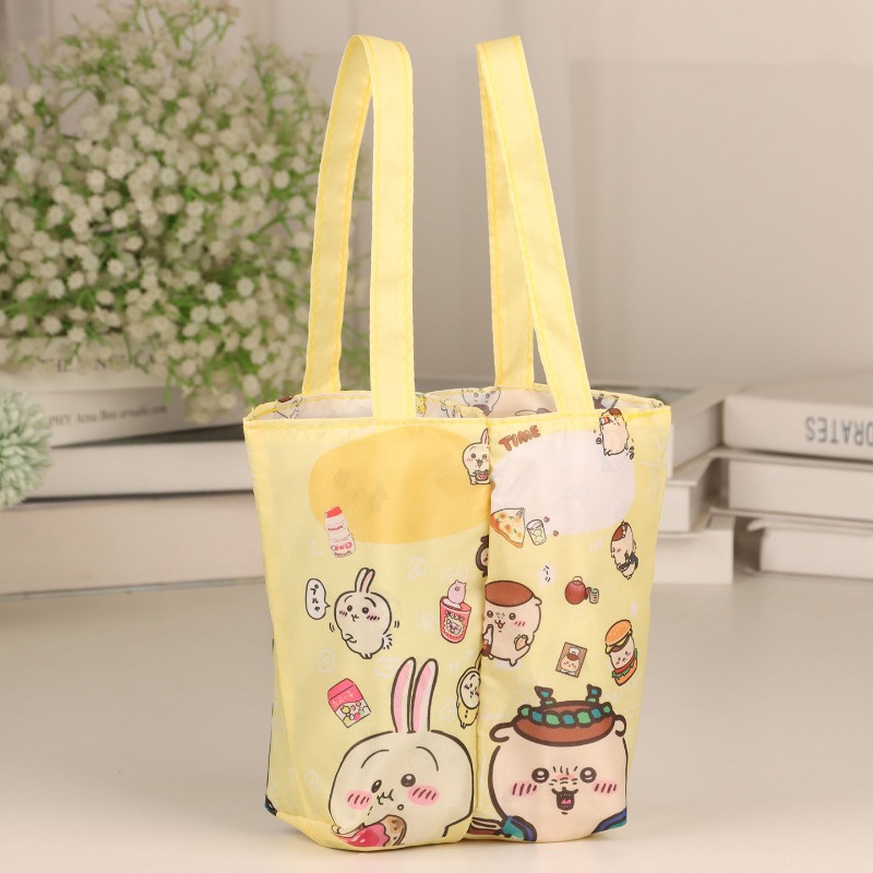 Coffee Y Tea - Bolsa Porta-Copos Dobrável Hot Chiikawa Usagi,
