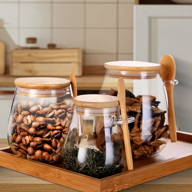 Frasco de vidro selado de 34 o - Coffee Tea Jar Set avaliação e preço