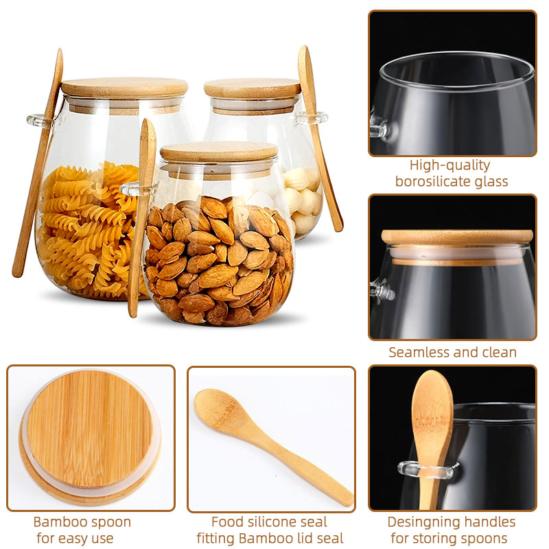 Frasco de vidro selado de 34 o - Coffee Tea Jar Set avaliação e preço