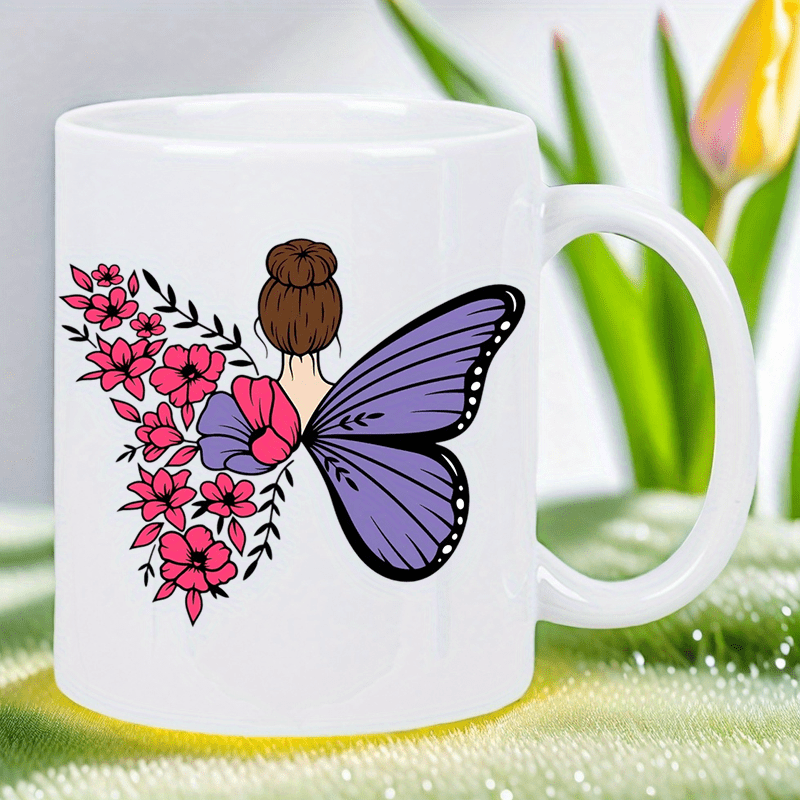 Caneca branca de cerâmica borb - Morning Tea Coffee avaliação e preço