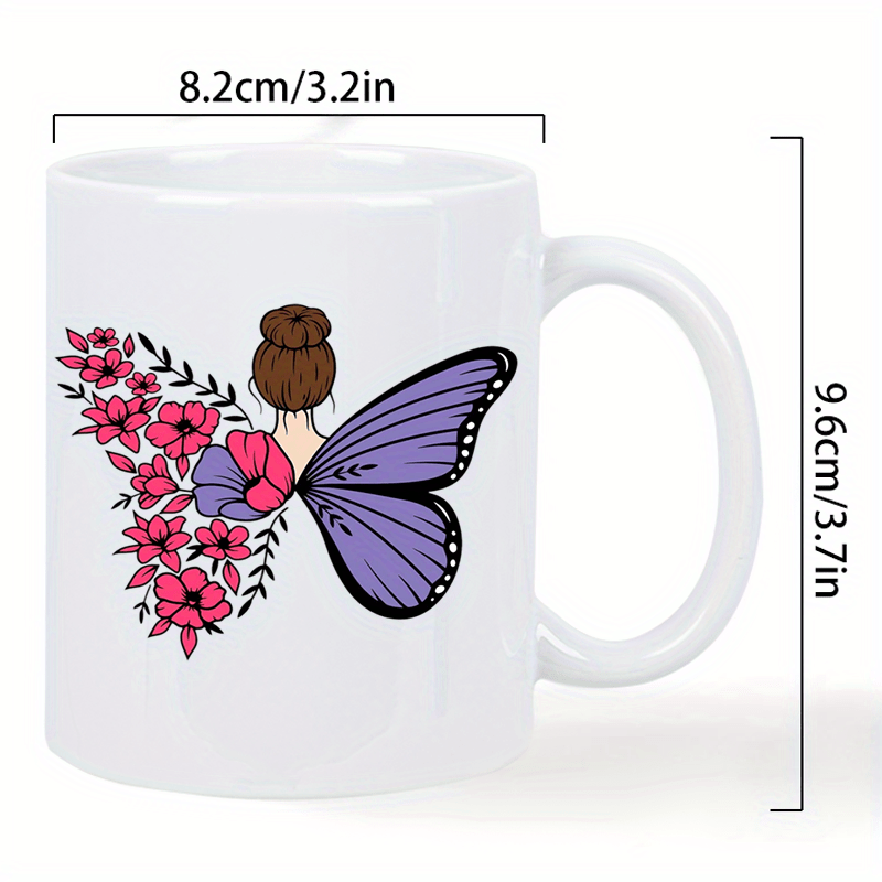 Caneca branca de cerâmica borb - Morning Tea Coffee avaliação e preço