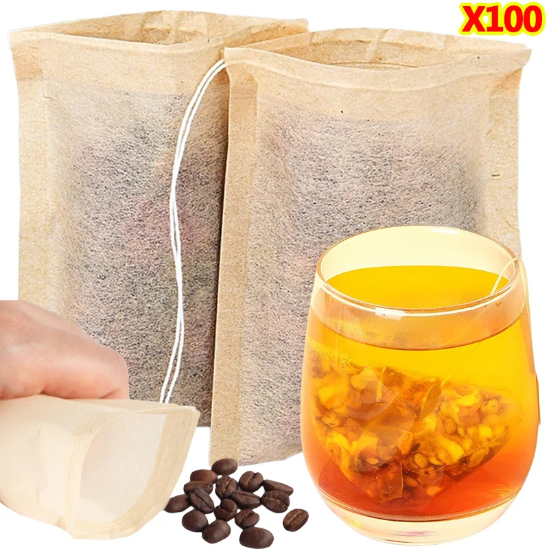 100 sacos de chá dos pces com  - Coffee Tea And Bean Leaf avaliação e preço
