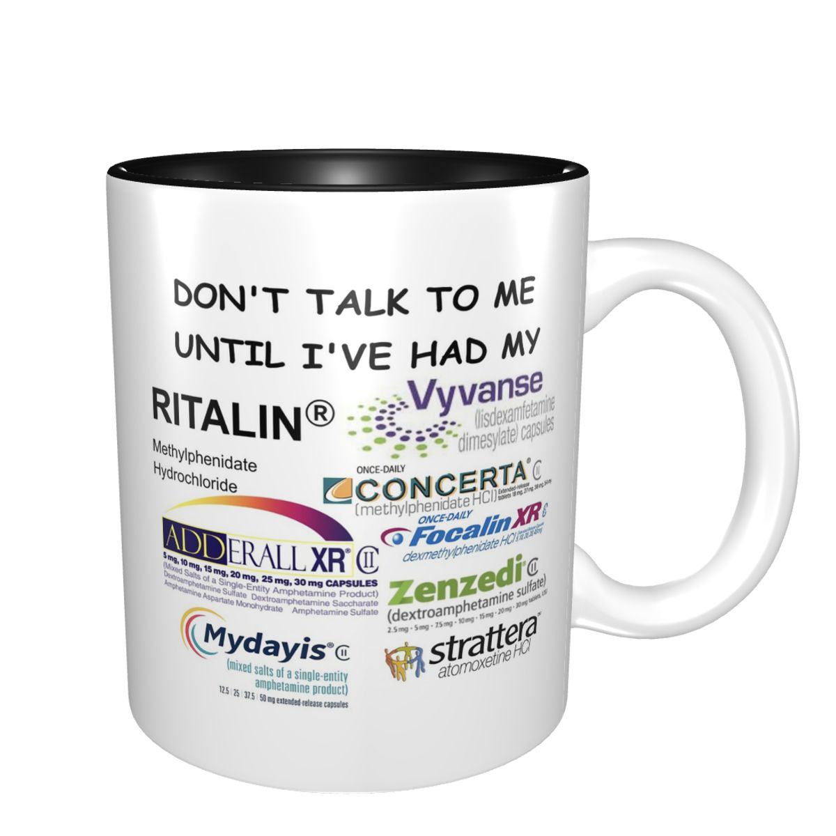 Caneca Engraçada 'Não Me Fale' - Coffee Tea You And Me avaliação e preço