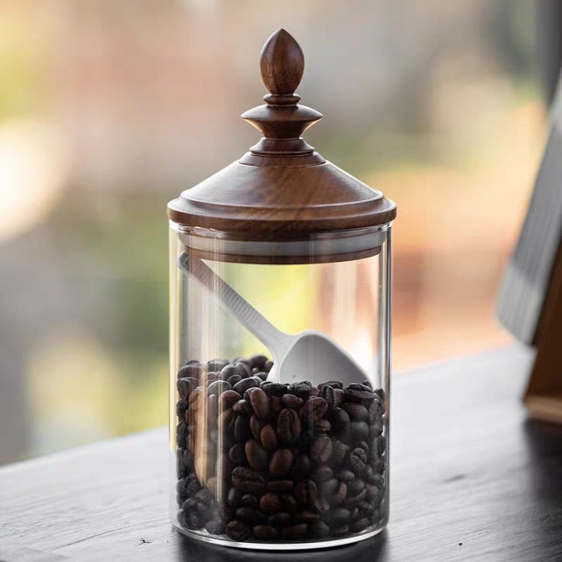 Jarra de armazenamento de grão - Coffee Tea And Bean Leaf avaliação e preço