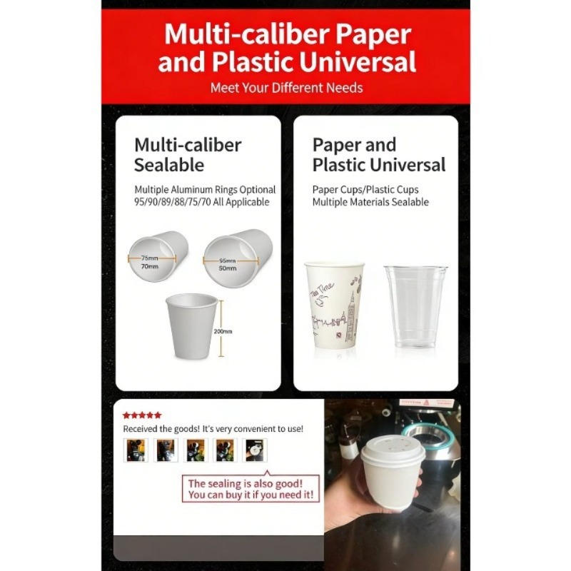 Máquina automática de selagem  - Coffee Tea Cup avaliação e preço