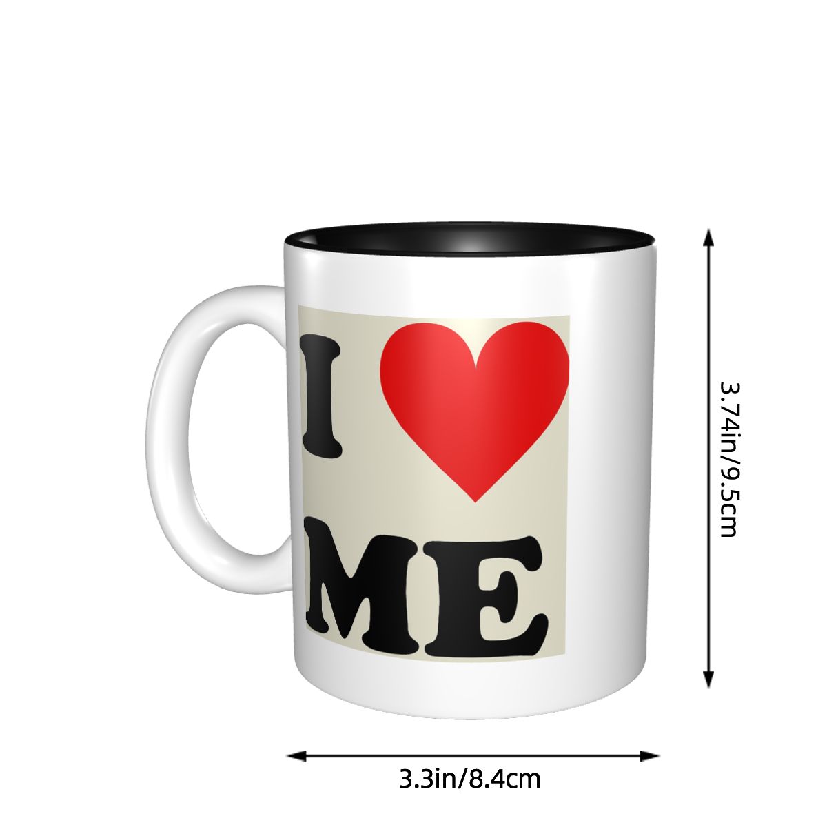 Caneca Divertida de Cerâmica ' - Coffee Tea You And Me avaliação e preço
