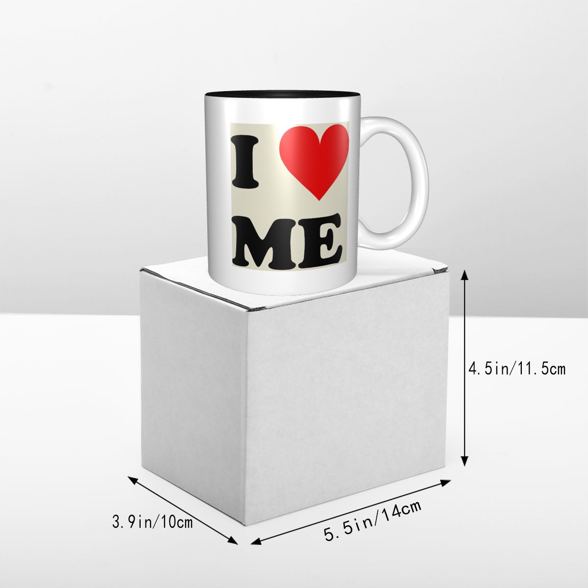 Caneca Divertida de Cerâmica ' - Coffee Tea You And Me avaliação e preço