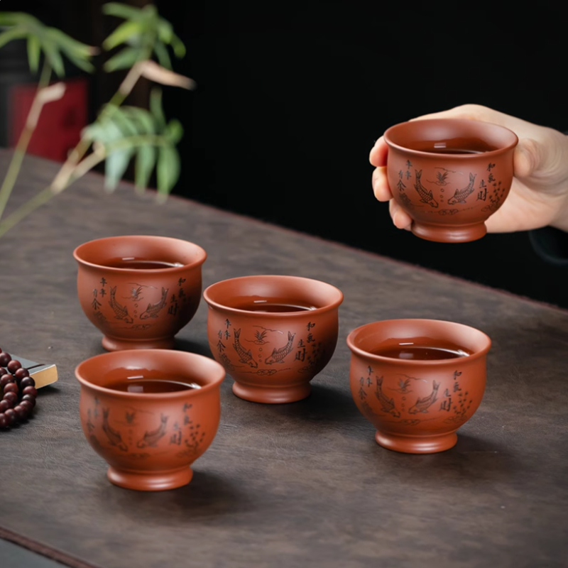 Chinês yixing roxo argila xíca - Tea And Coffee Kettle avaliação e preço