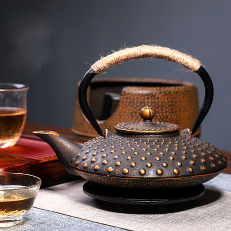 Chaleira de chá de folha de ba - Cast Iron Teapot avaliação e preço