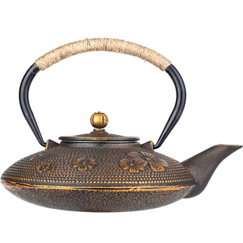 Chaleira de chá de folha de ba - Cast Iron Teapot avaliação e preço