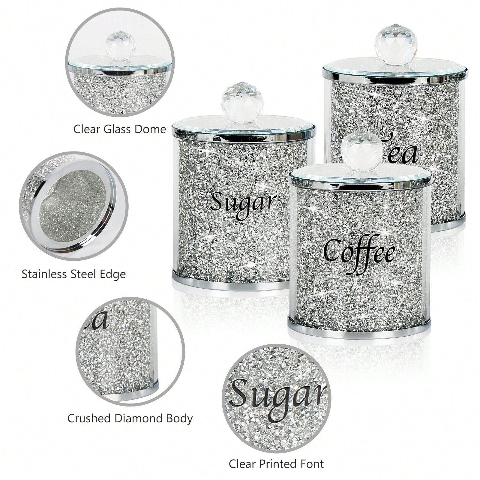 Conjunto de Potes para Café, A - Coffee Tea Jar Set avaliação e preço