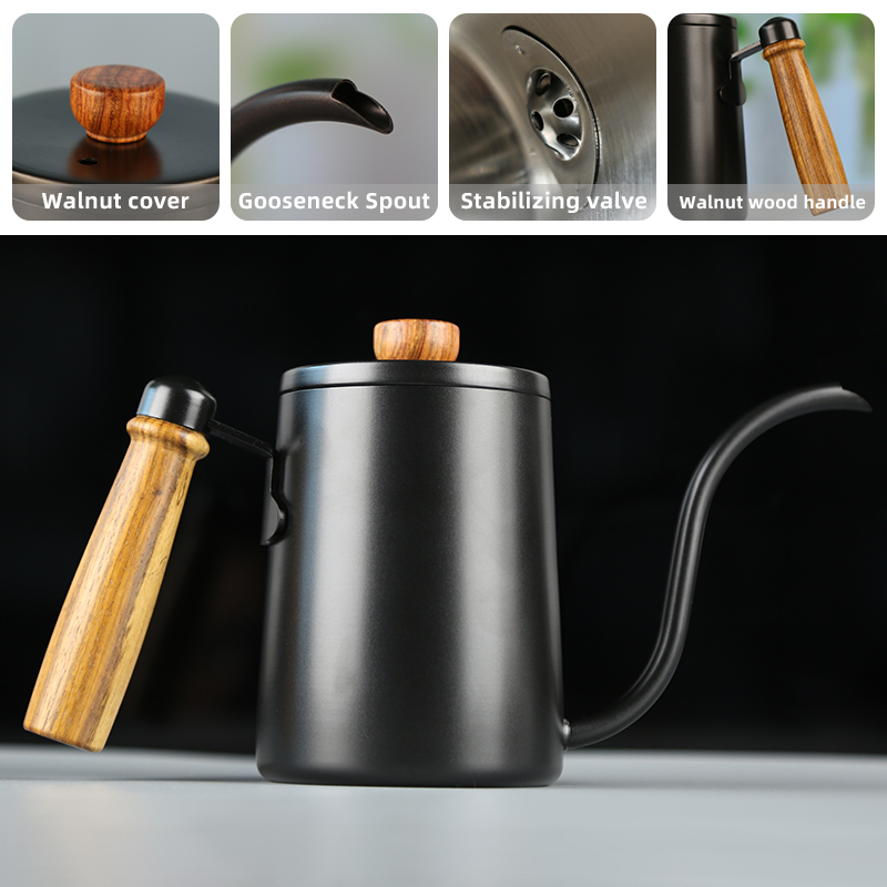 Aço inoxidável Gooseneck Chale - Tea And Coffee Kettle avaliação e preço