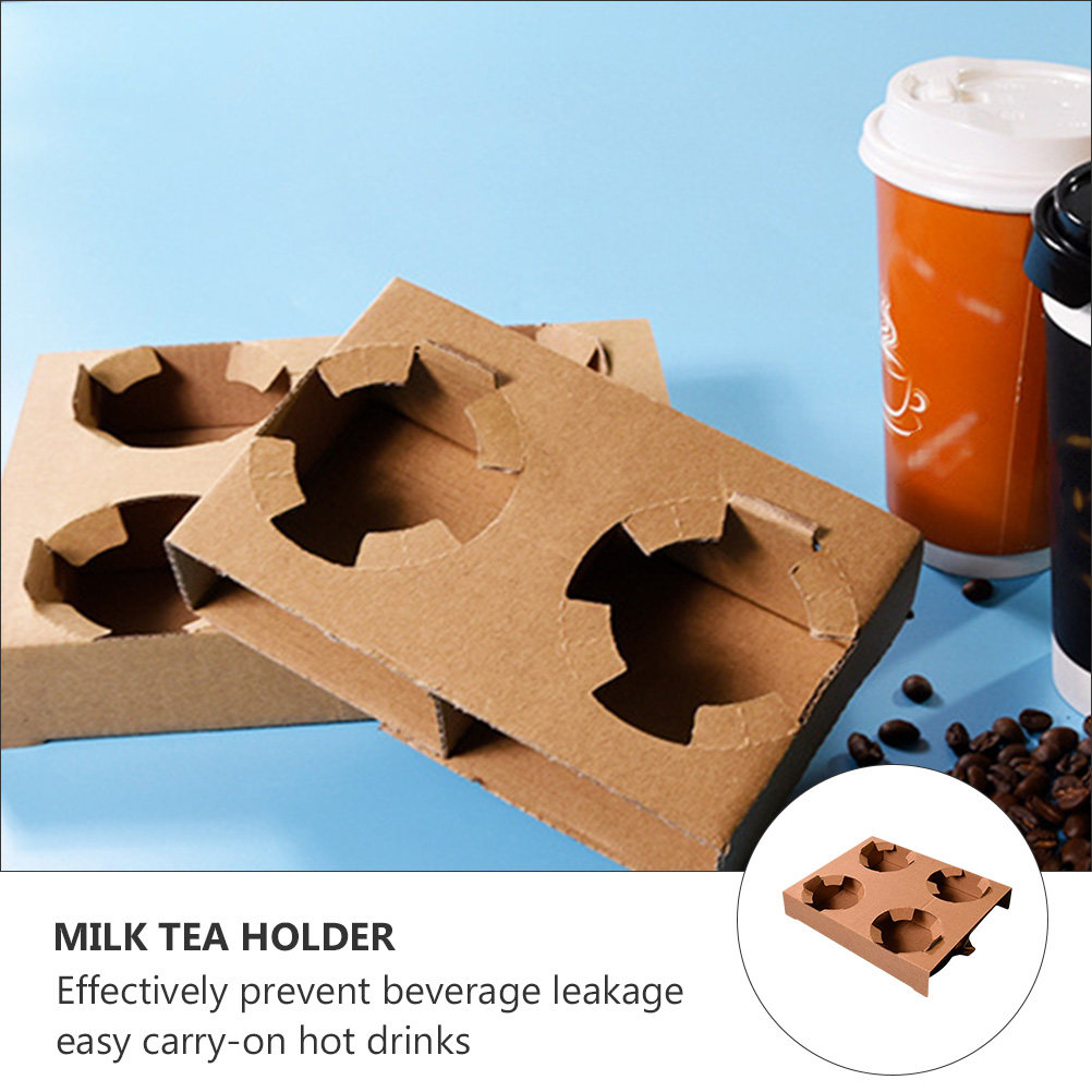 10 Peças de Bandejas de Papel  - Coffee Tea Cup avaliação e preço