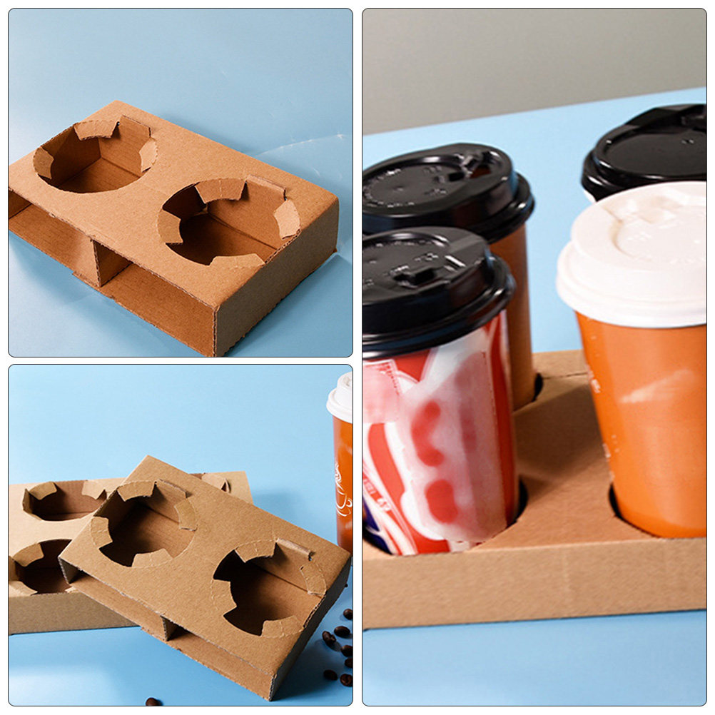 10 Peças de Bandejas de Papel  - Coffee Tea Cup avaliação e preço
