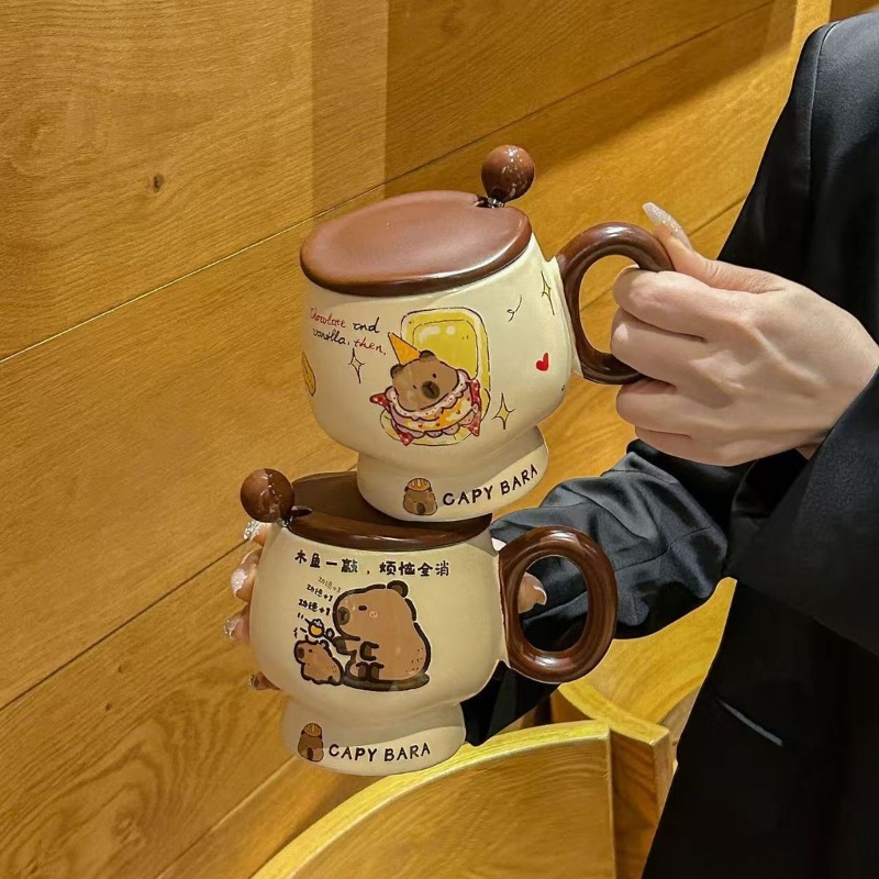 Caneca de cerâmica capivara fo - Coffee Y Tea avaliação e preço