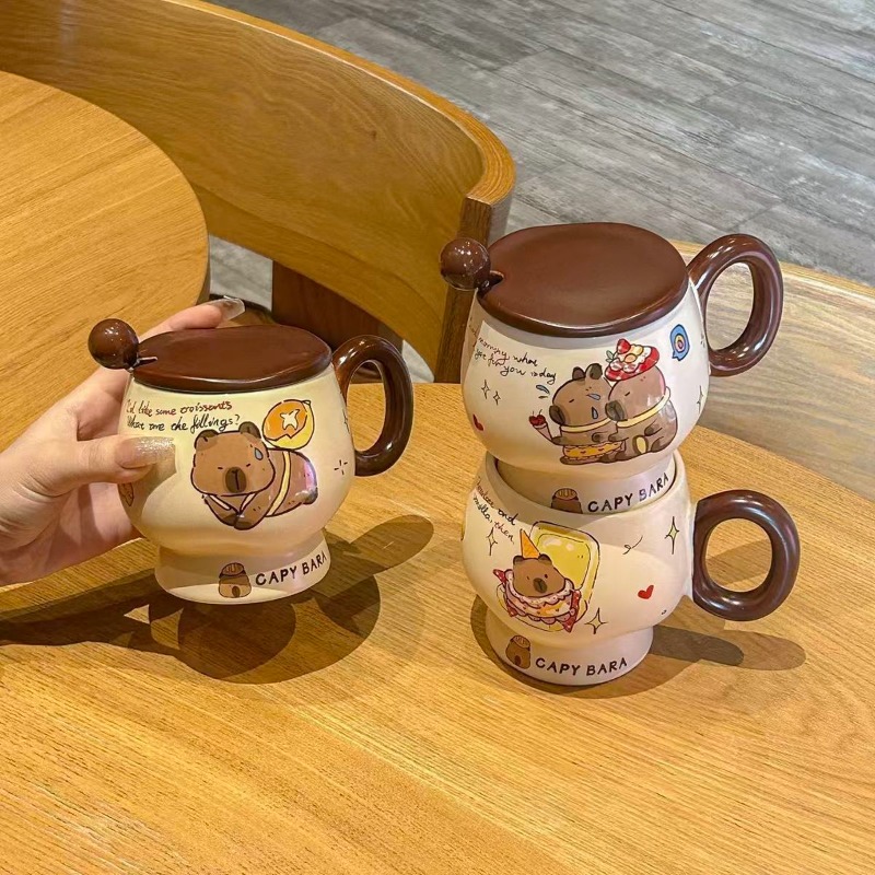 Caneca de cerâmica capivara fo - Coffee Y Tea avaliação e preço