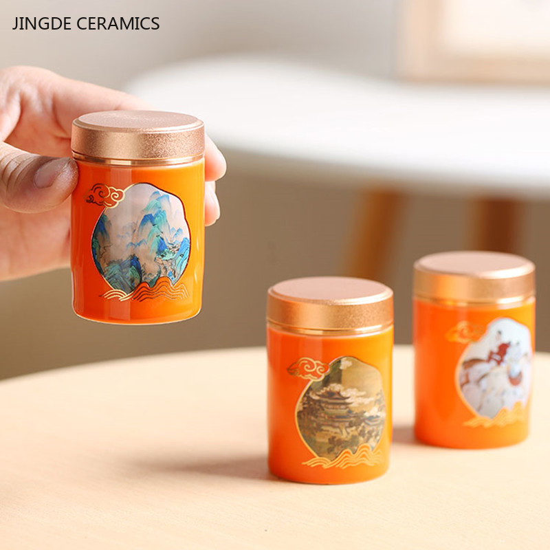 Chinês Portátil Viagem Chá Cad - Coffee Tea Jar Set avaliação e preço