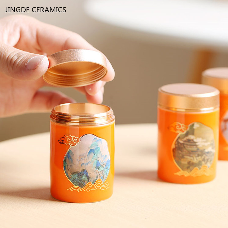 Chinês Portátil Viagem Chá Cad - Coffee Tea Jar Set avaliação e preço