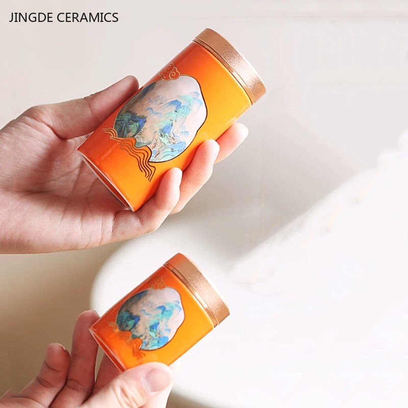 Chinês Portátil Viagem Chá Cad - Coffee Tea Jar Set avaliação e preço