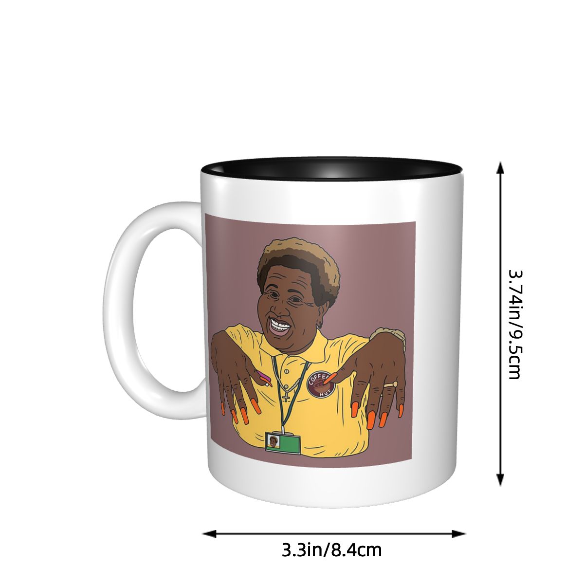 Caneca Engraçada de Cerâmica C - Coffee Tea You And Me avaliação e preço