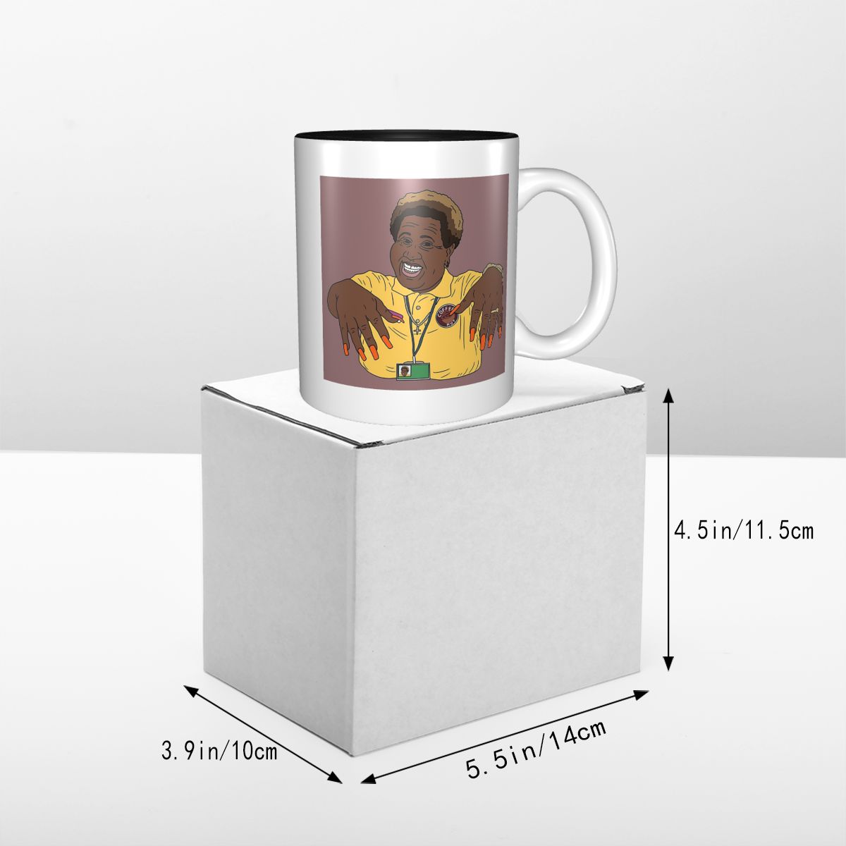 Caneca Engraçada de Cerâmica C - Coffee Tea You And Me avaliação e preço