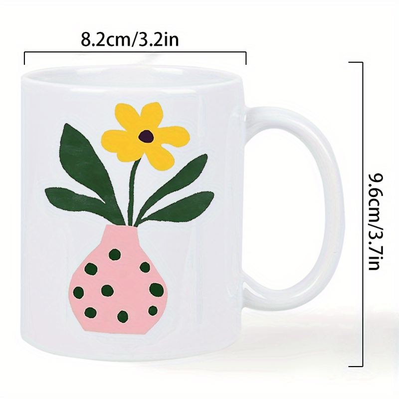 Caneca de cerâmica com vaso ro - Morning Tea Coffee avaliação e preço