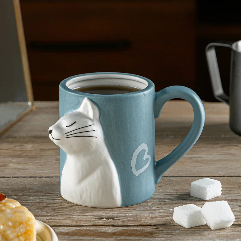 1 pçs canecas de cerâmica beij - Morning Tea Coffee avaliação e preço