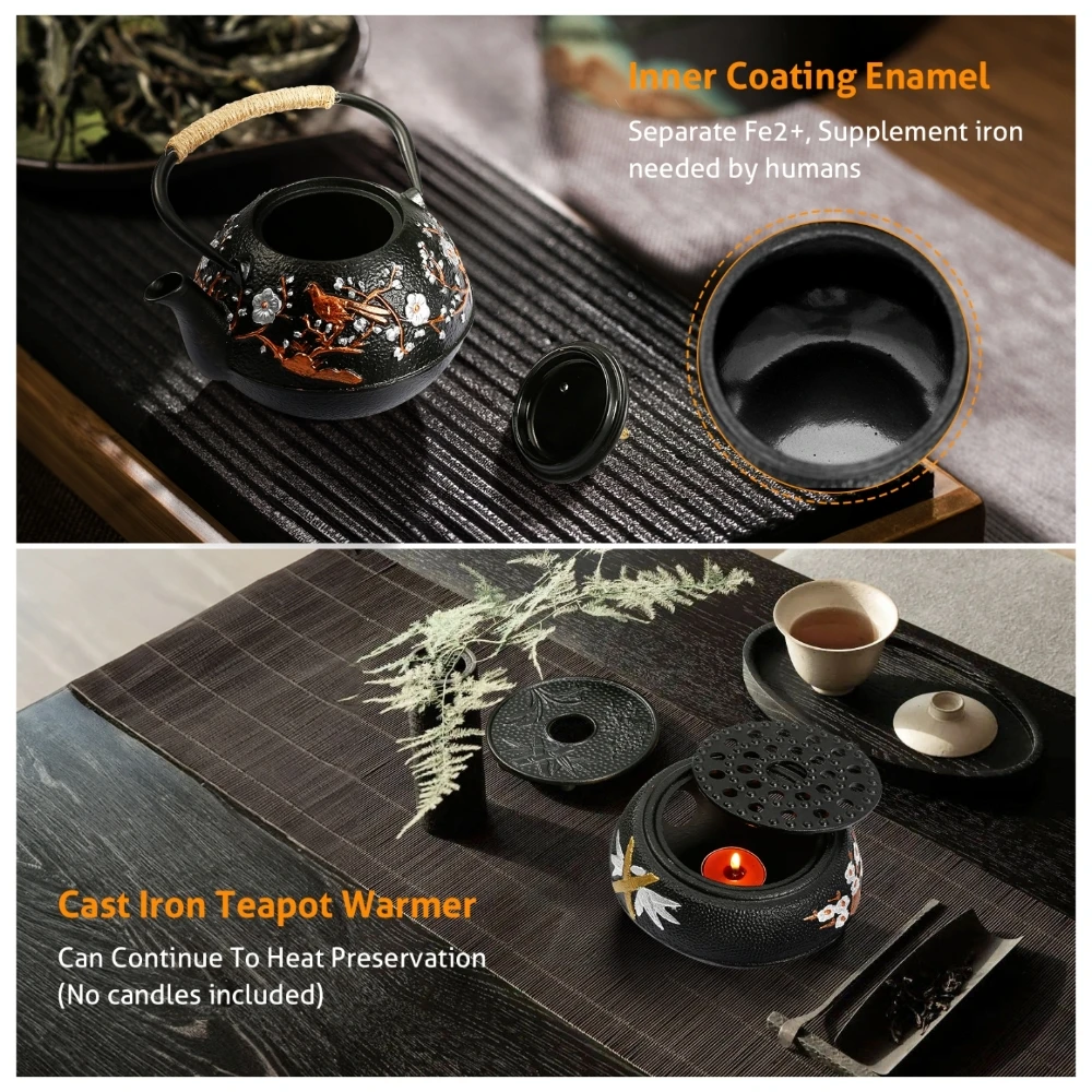 Chaleira de bule de ferro fund - Cast Iron Teapot avaliação e preço