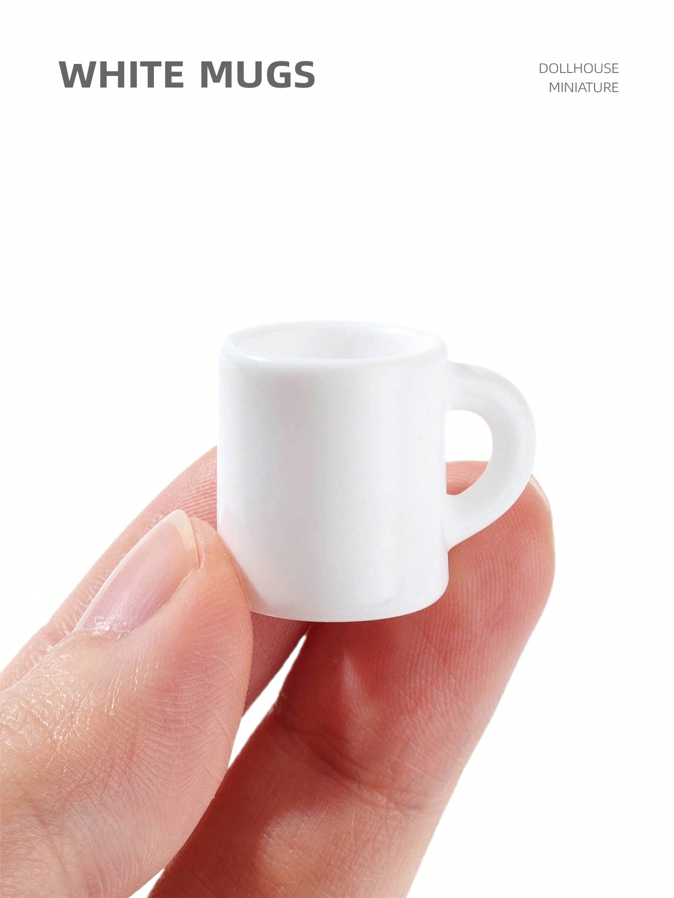 10 Canecas Brancas em Miniatur - Coffee Y Tea avaliação e preço