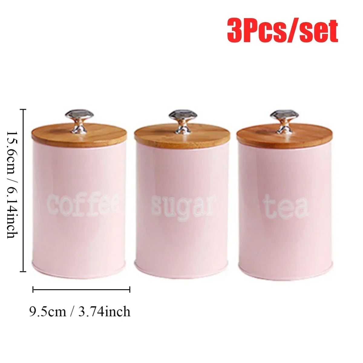 3 pçs/set chá café açúcar arma - Coffee Tea Jar Set avaliação e preço
